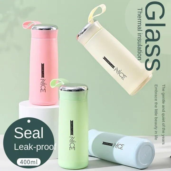 Bottle (3) 400ml Reusable Water Bottle Set – Lightweight Travel Bottles - Image 1