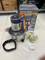Silver Crest 6-Blade Electric Food Chopper – Premium Multi-Purpose Grinder