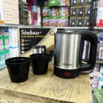 Sinboss 650W Electric Kettle – Stainless Steel Coffee & Tea Pot