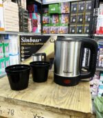 Sinboss 650W Electric Kettle – Stainless Steel Coffee & Tea Pot